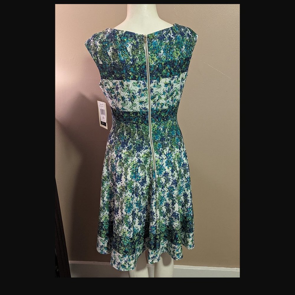 Julian Taylor Ivory Apple Sleeveless Dress